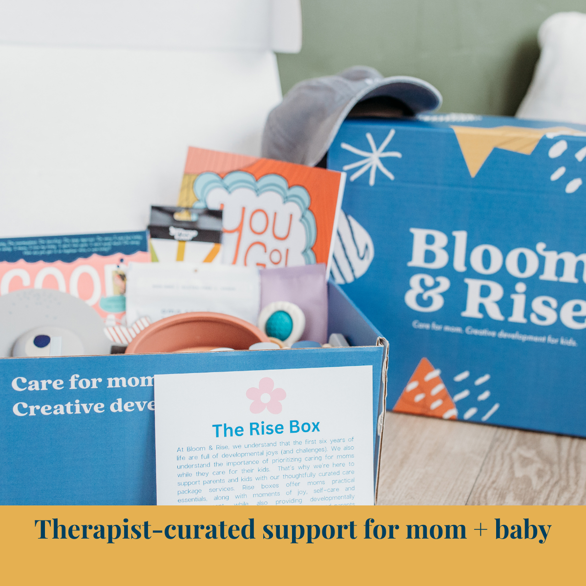 Rise Mom + Baby Box | Thoughtful Support for Moms & Babies (0–12 Months)