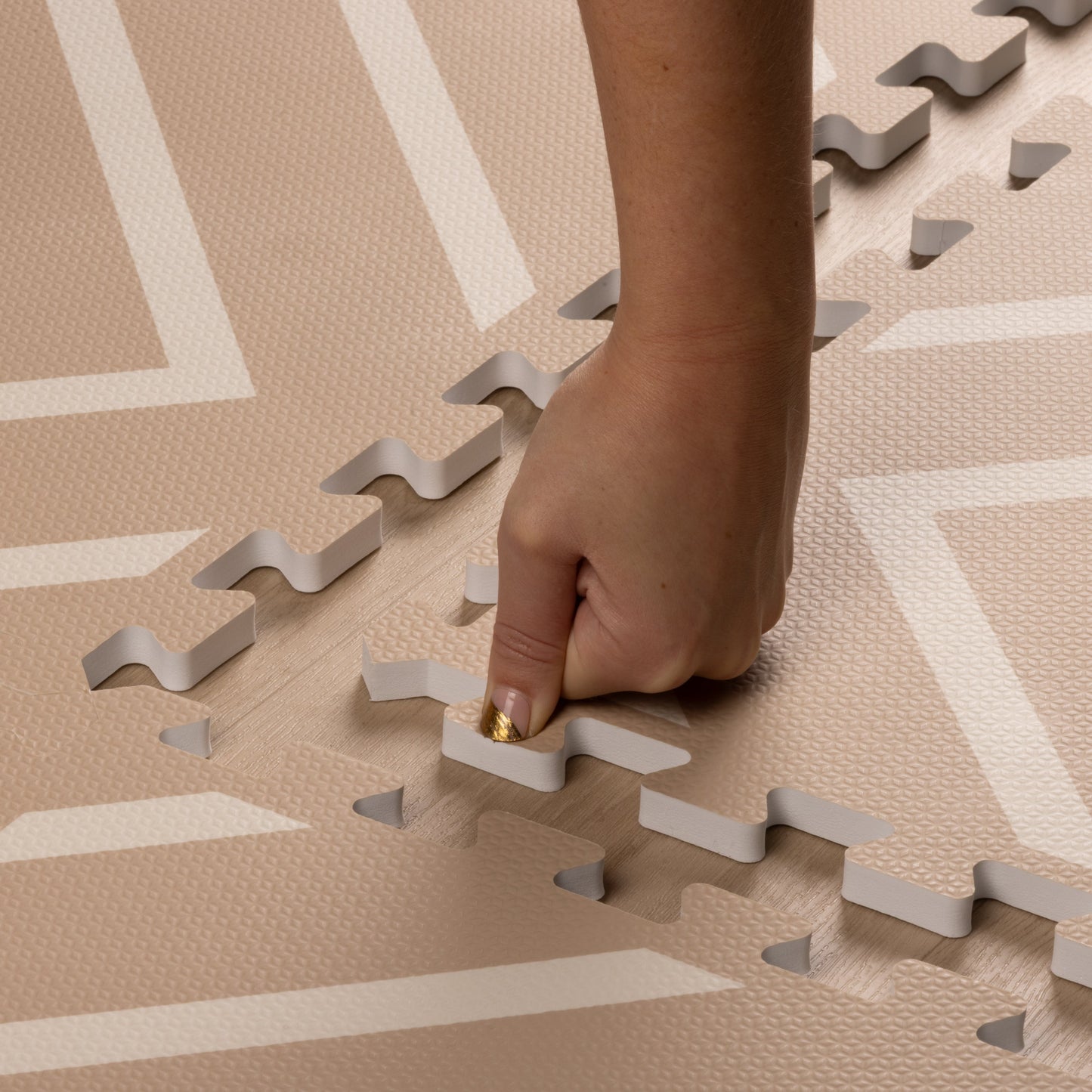 Modern Blocks - Desert Sand - Play Mat