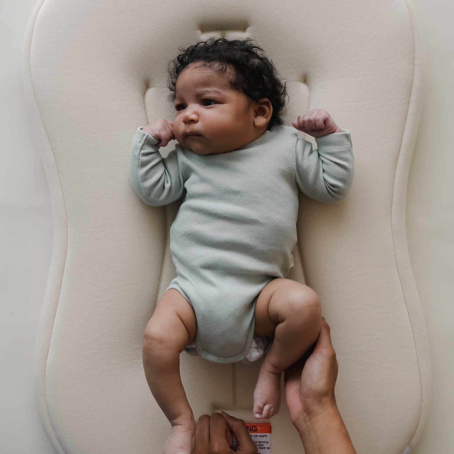 Snuggle Me Organic Lounger Curve | Natural