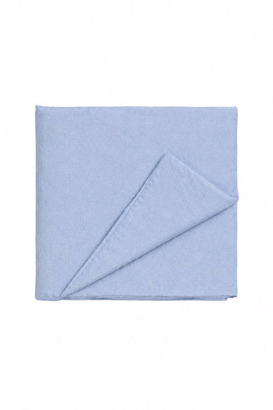 Light Denim Crib Quilted Blanket