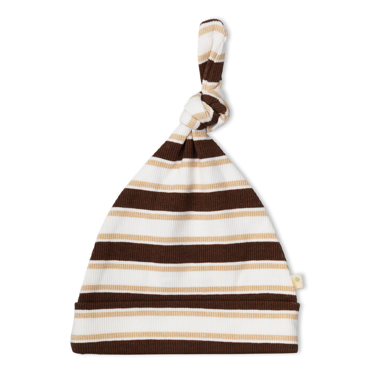 Organic Kimono Infant Sleep Gown - Cocoa Stripe