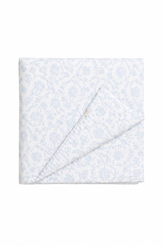 Blue Chinoiserie Crib Quilted Blanket