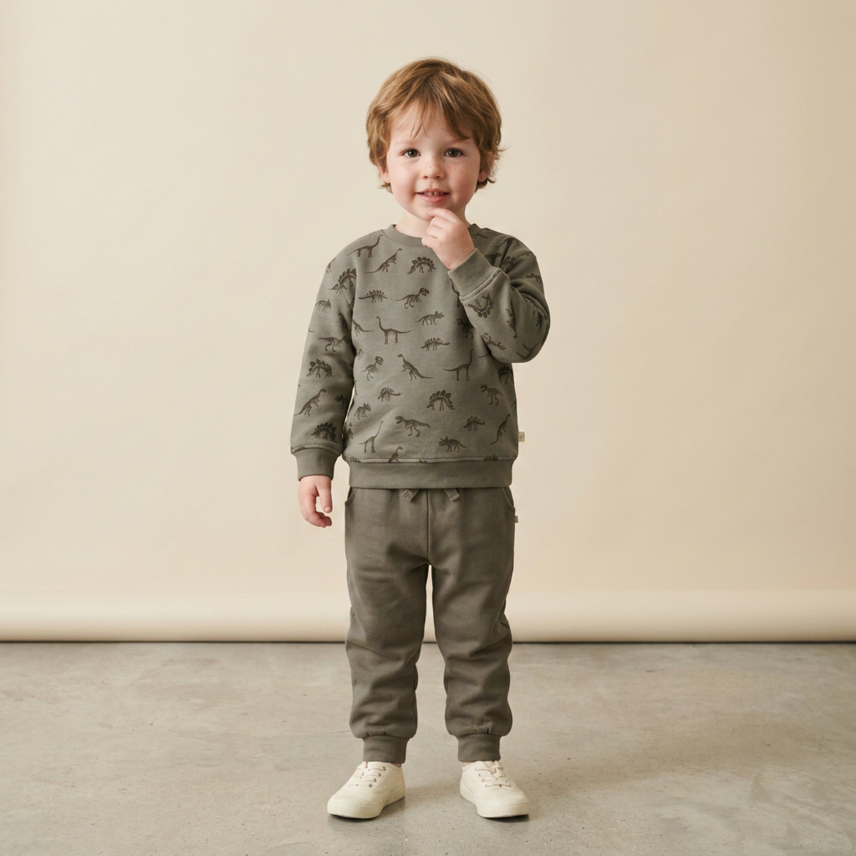 Organic Fleece Sweatshirt - Dino