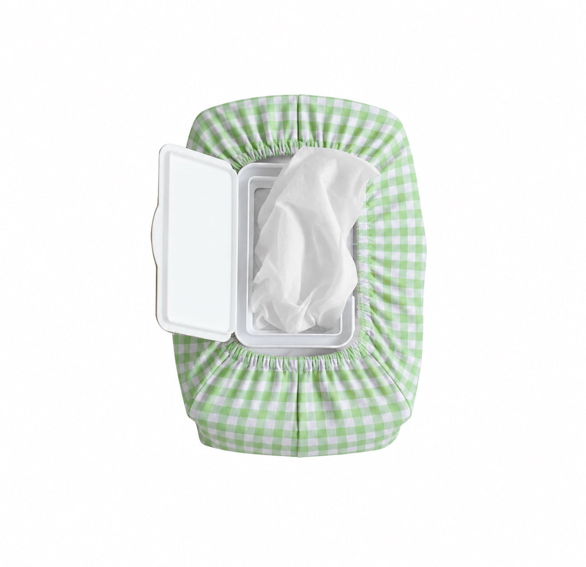 Gingham Wet Wipe Cover