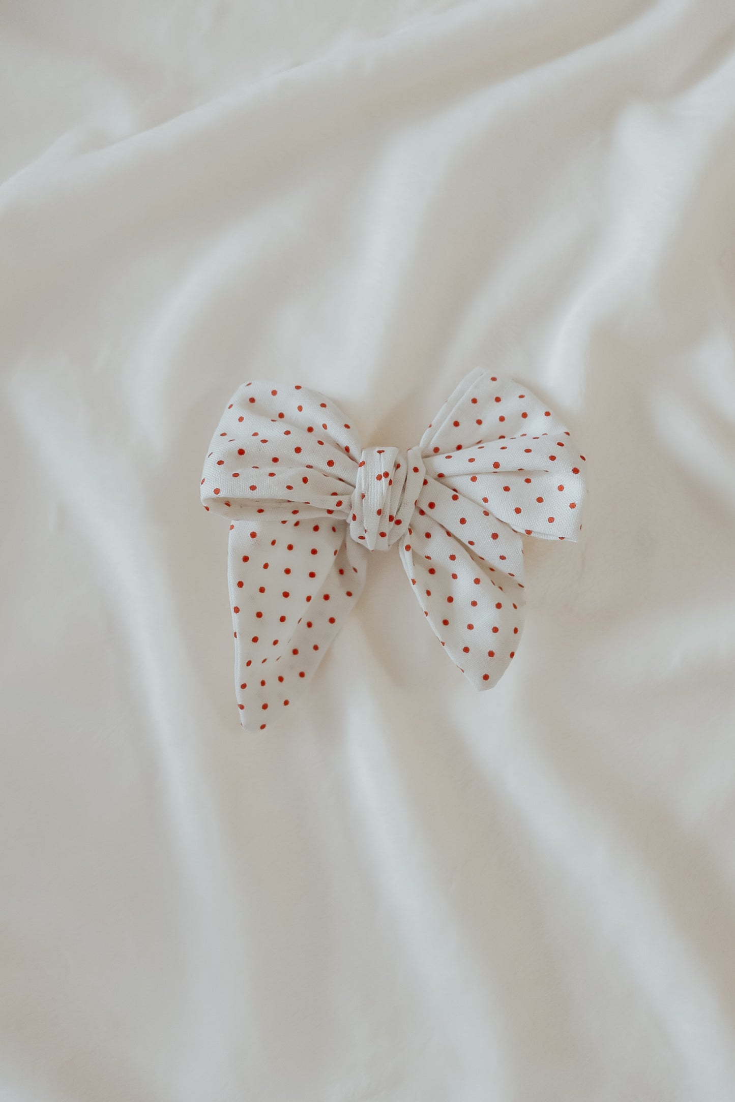 Ruby Bow Clips