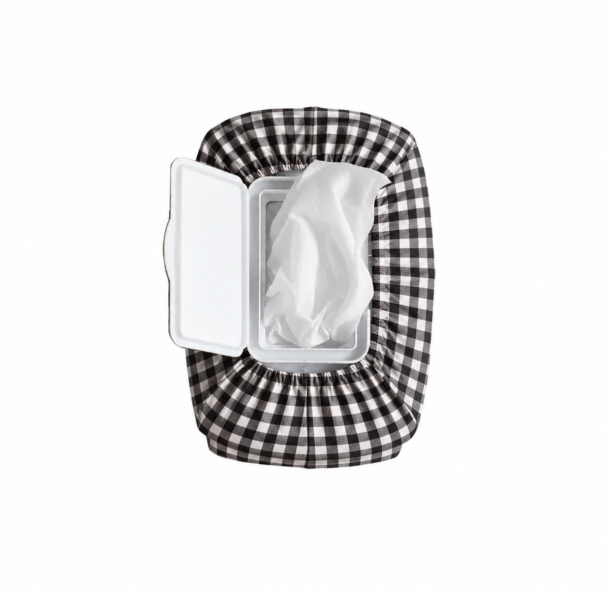 Gingham Wet Wipe Cover