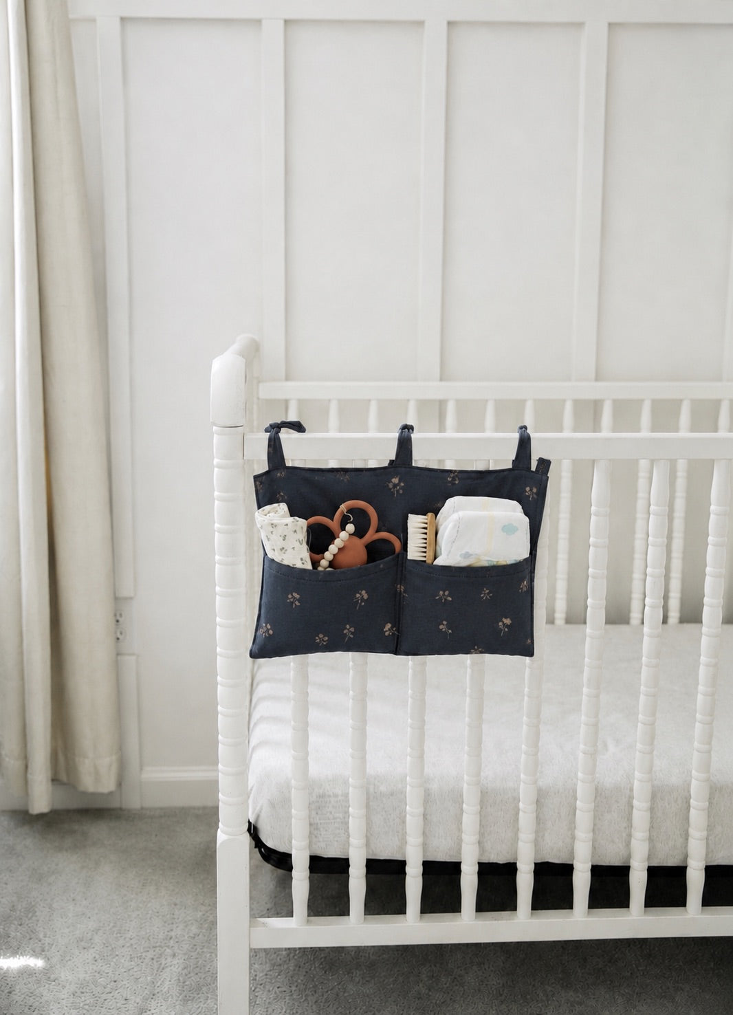 Crib Diaper Caddy Storage Organizer Nursery Room