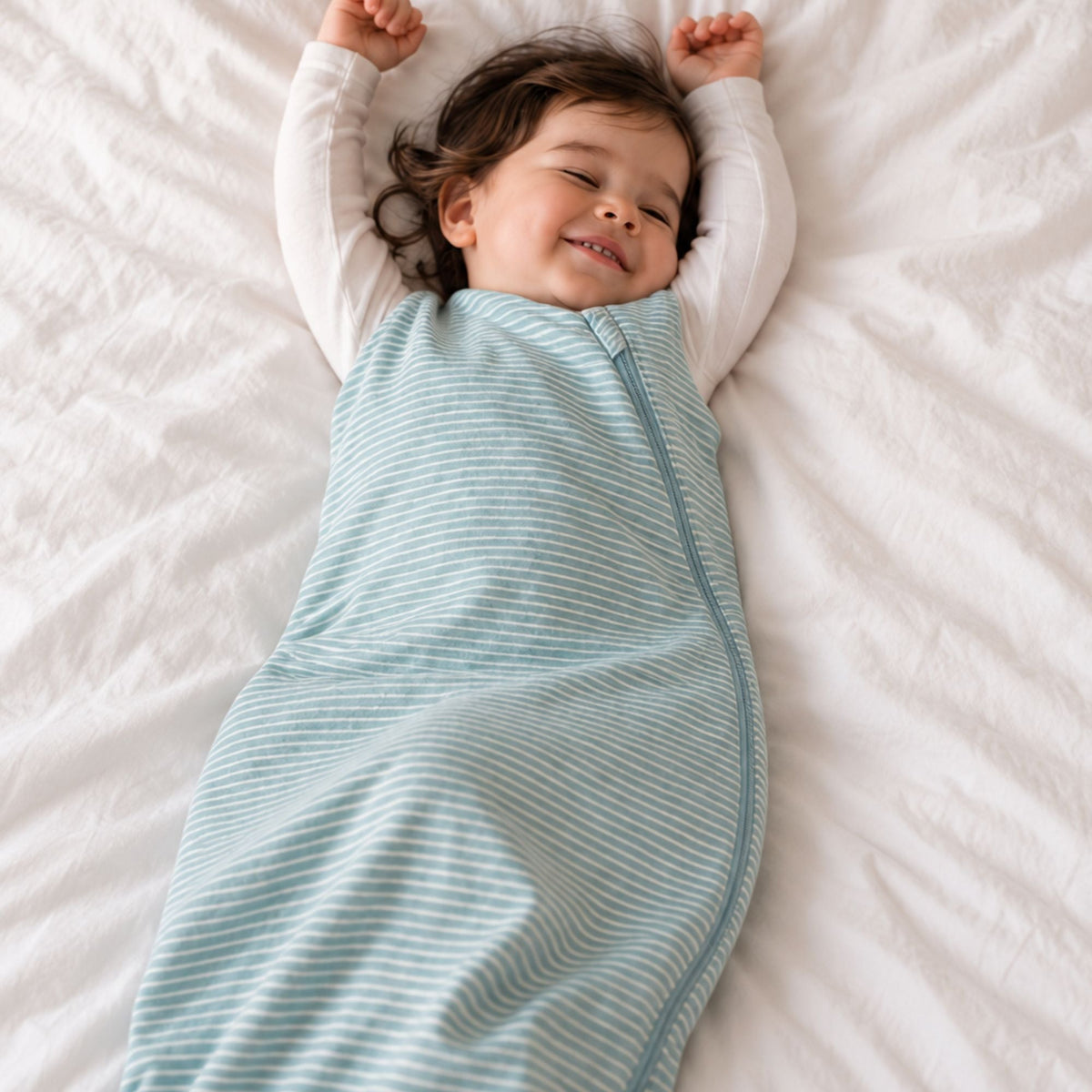 One & Done Sleep Sack - Green Stripes