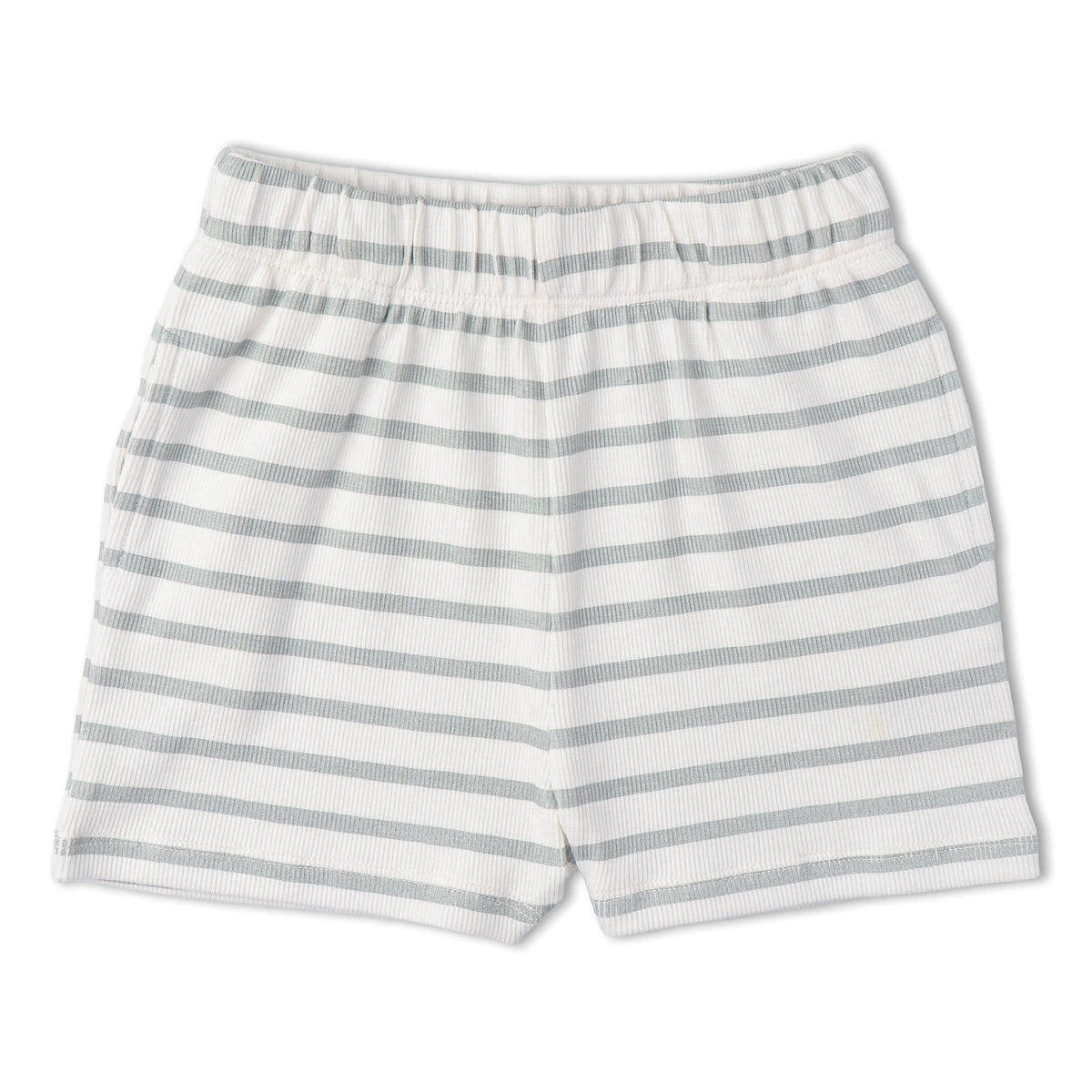 Organic Tank Top & Shorts Set - Fog Stripes