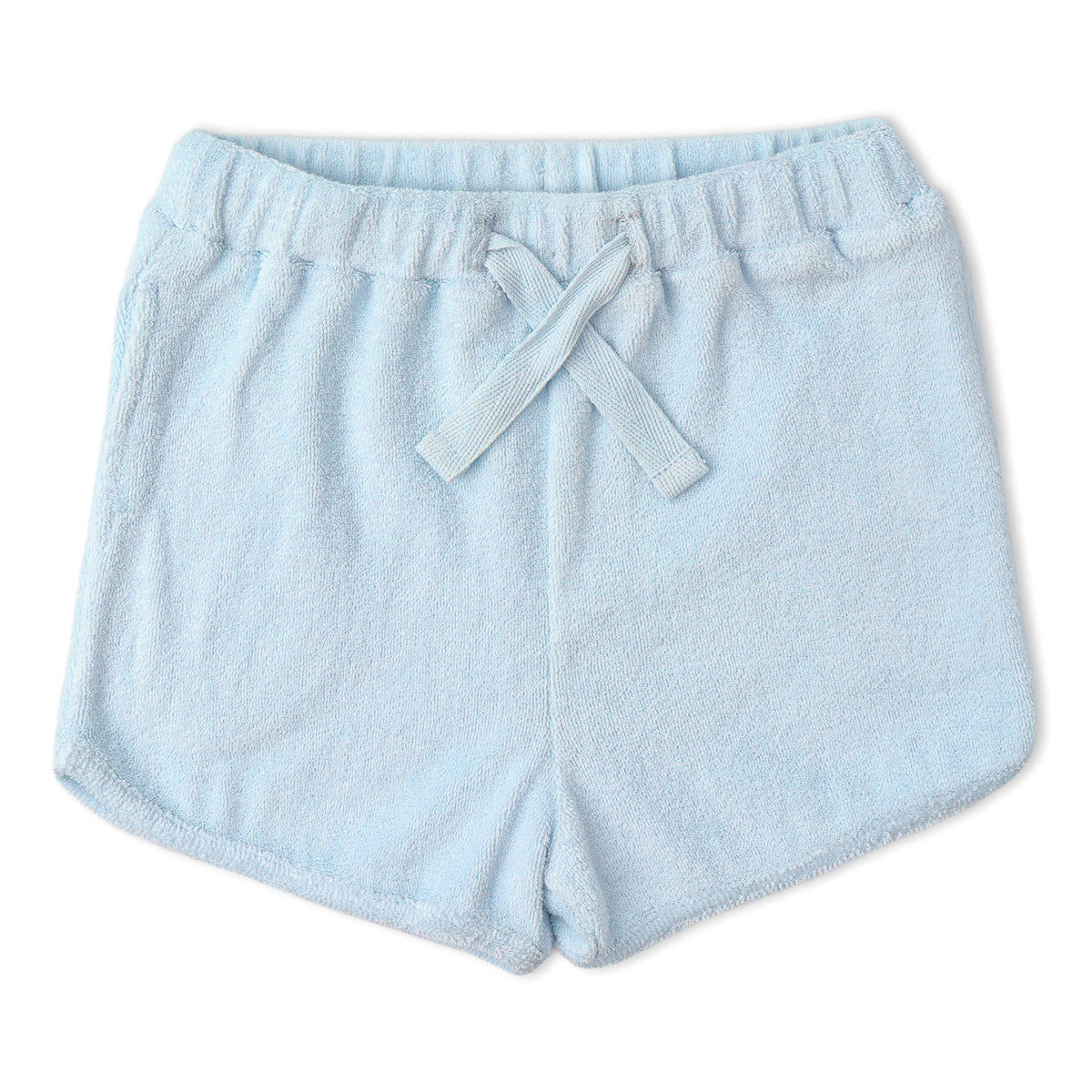 Organic Sleeveless Tee & Shorts Set - Light Blue