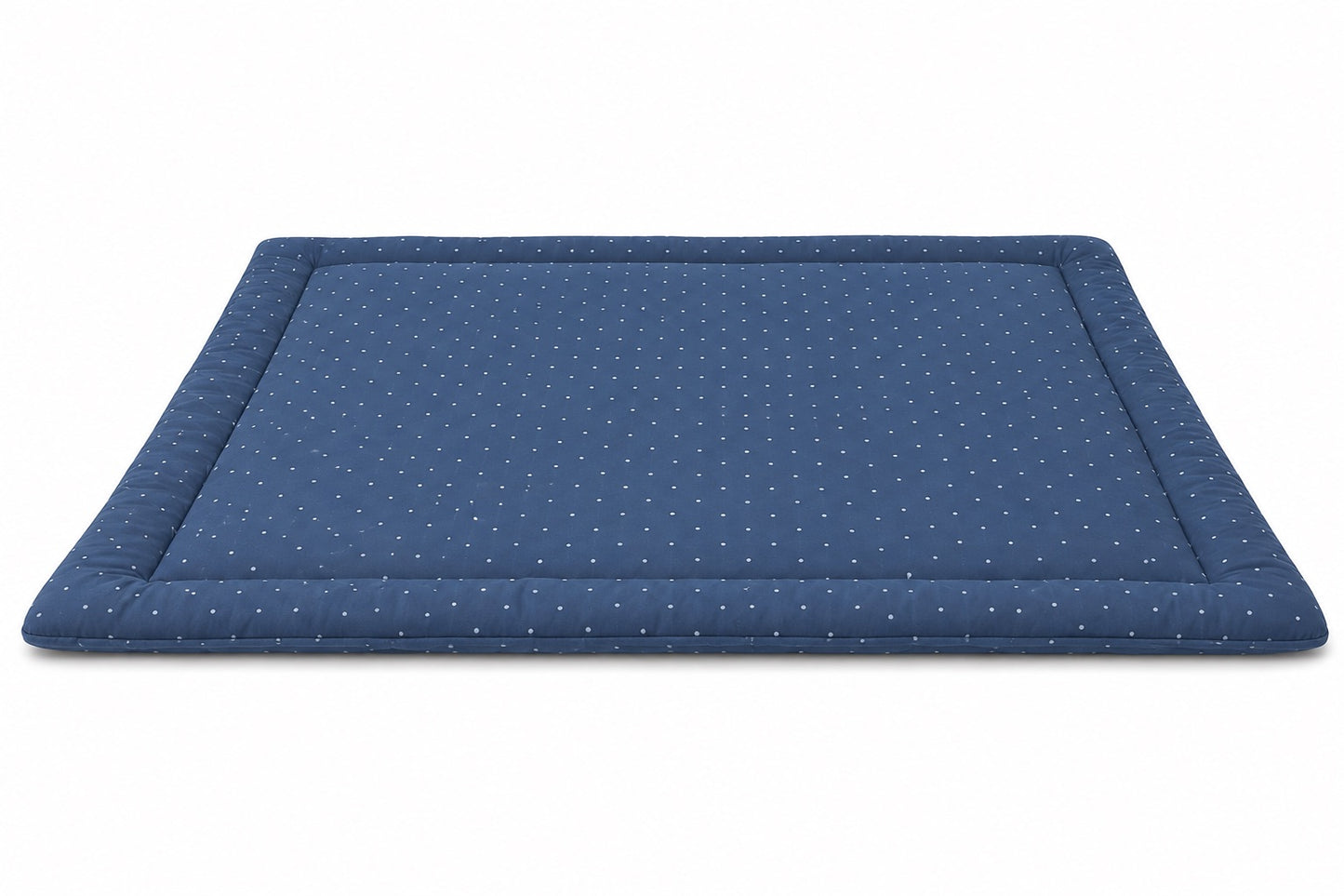 Denim Dot Padded Baby Play Mat