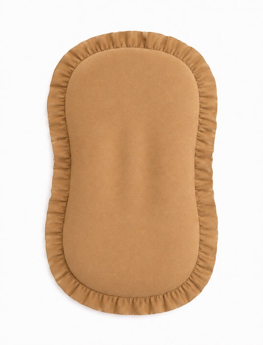Brown Solid Baby Lounger Cover