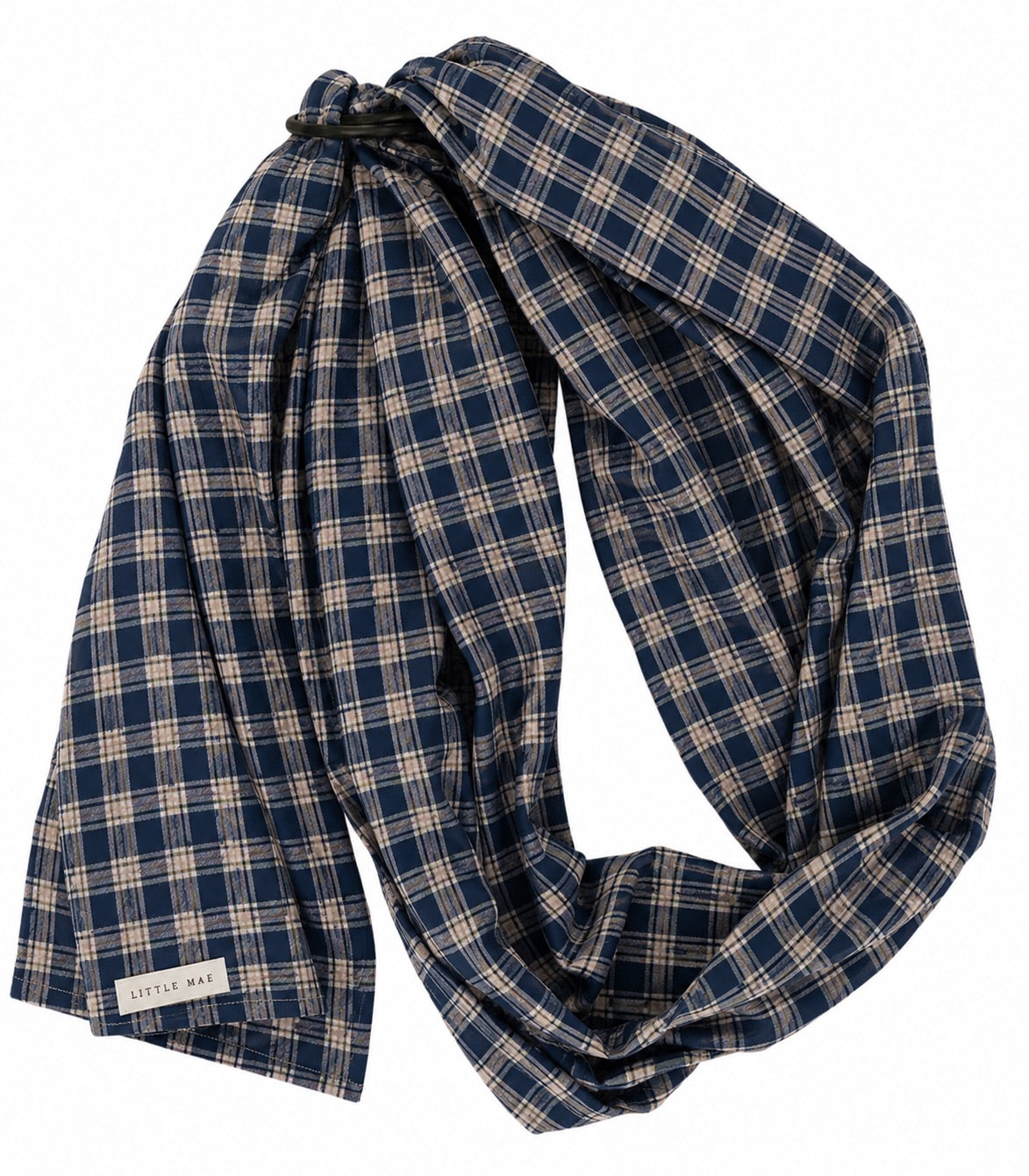 Blue Plaid Ring Sling Carrier