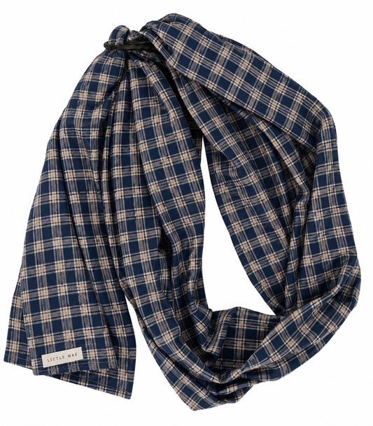 Blue Plaid Ring Sling Carrier