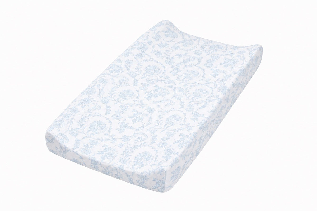 Blue Chinoiserie Changing Pad Cover