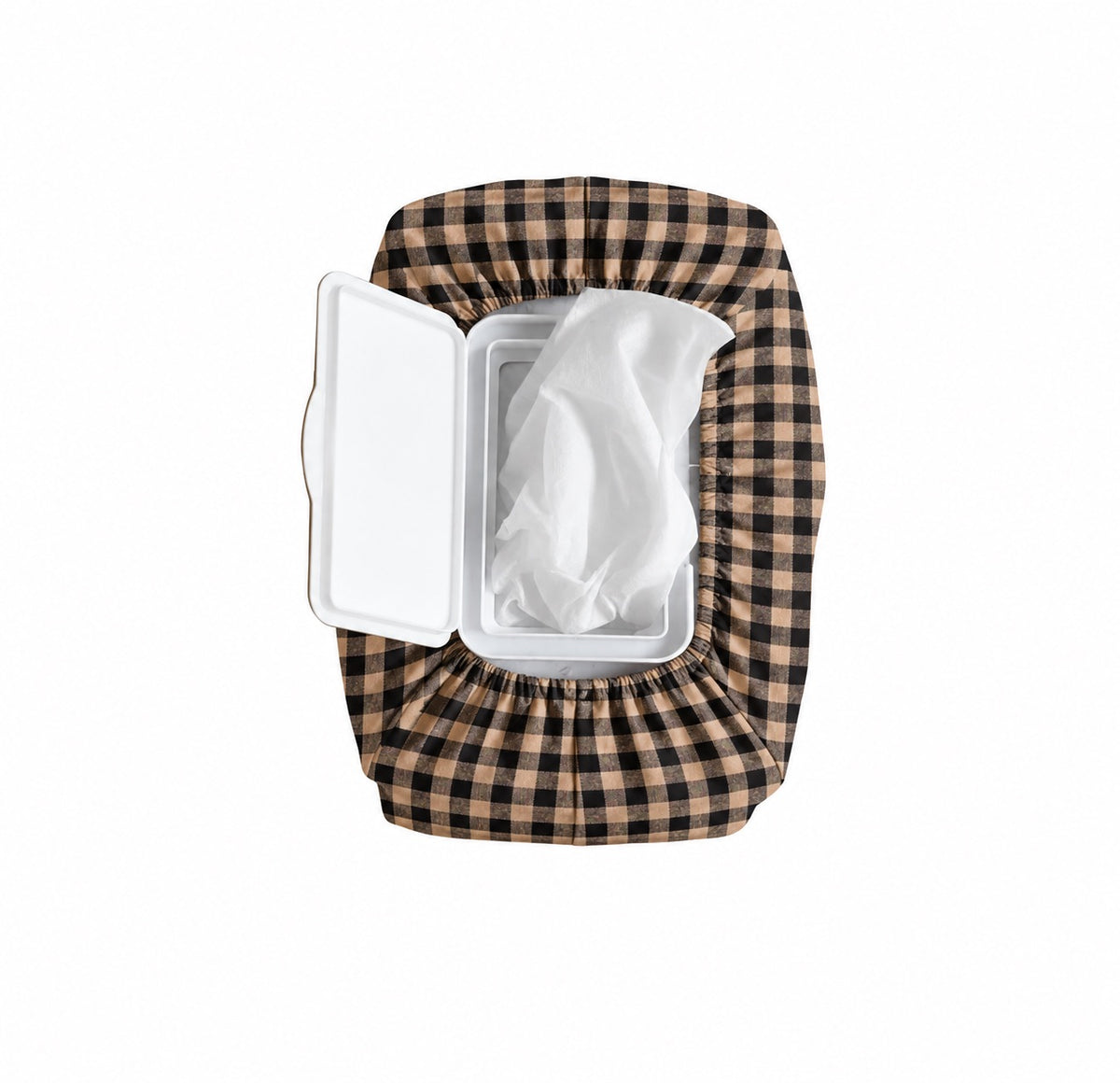 Gingham Wet Wipe Cover