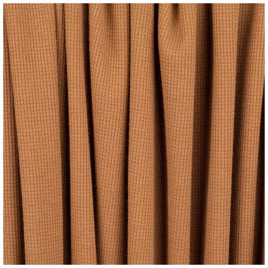 Caramel Brown Waffle Lounger Curve Cover