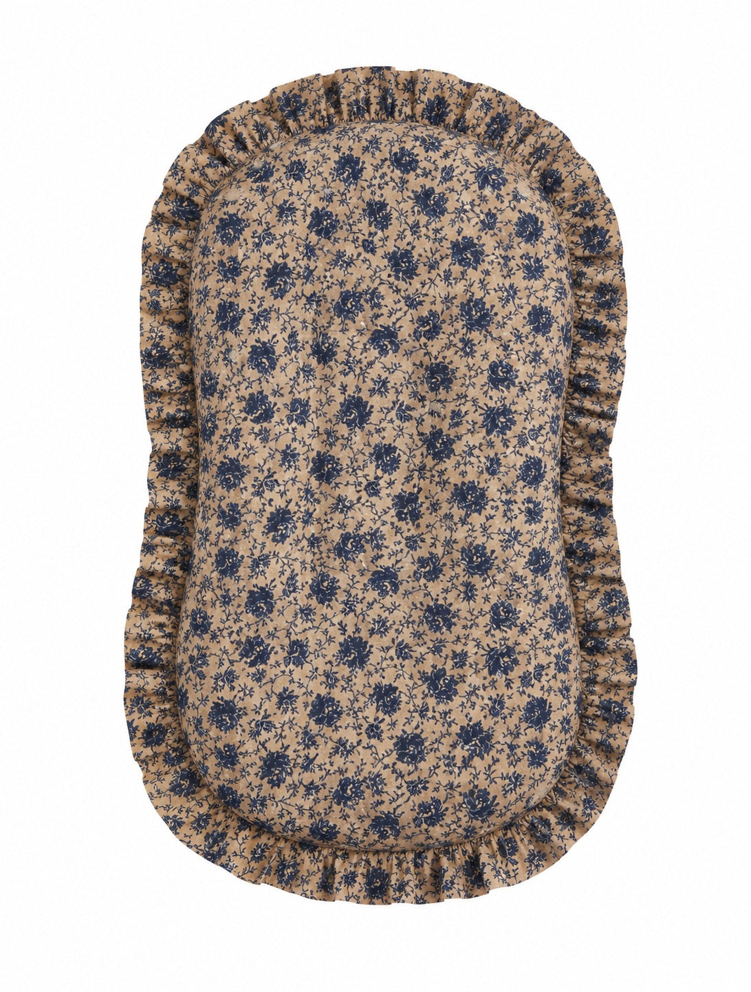 Blue Brown Rose Baby Lounger Cover