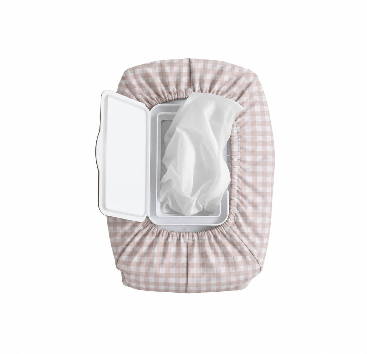 Gingham Wet Wipe Cover