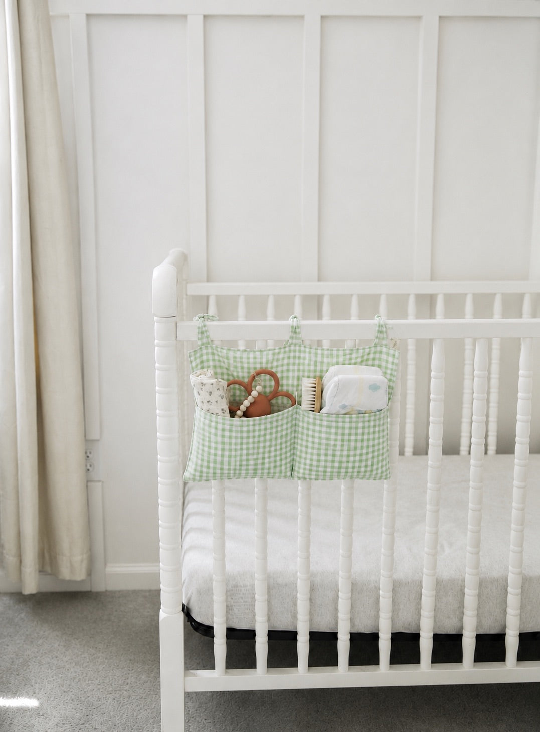 Crib Diaper Caddy Storage Organizer Nursery Room