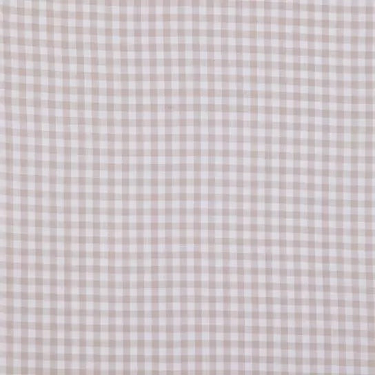 Beige Gingham Nursing Pillow Cover