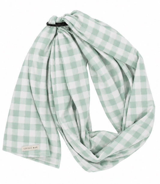 Light Green Checkered Ring Sling Carrier