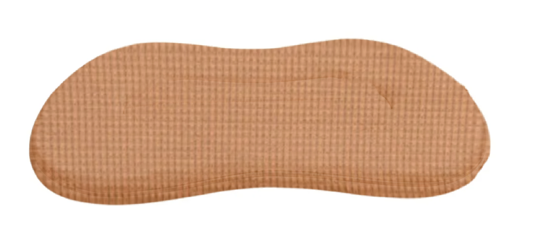 Caramel Brown Waffle Lounger Curve Cover