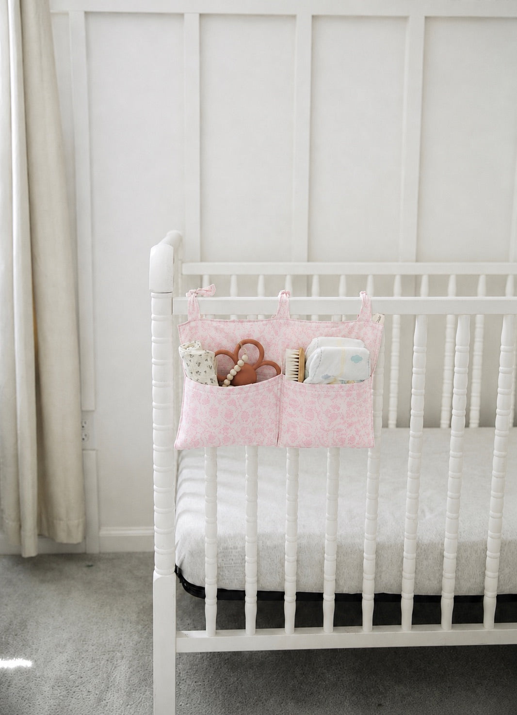 Crib Diaper Caddy Storage Organizer Nursery Room