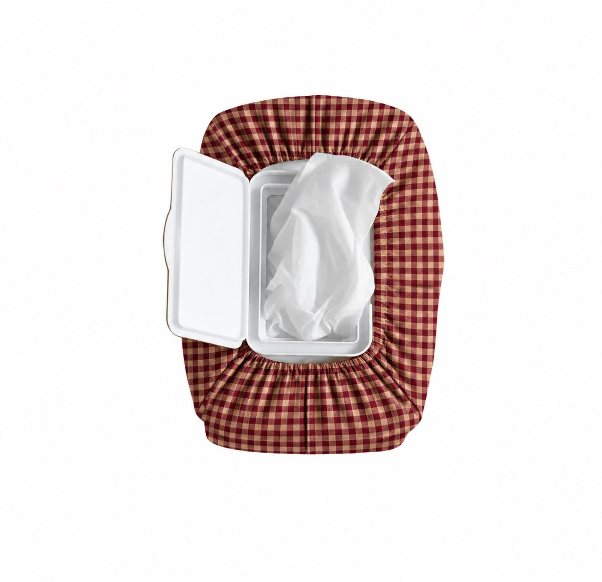 Gingham Wet Wipe Cover