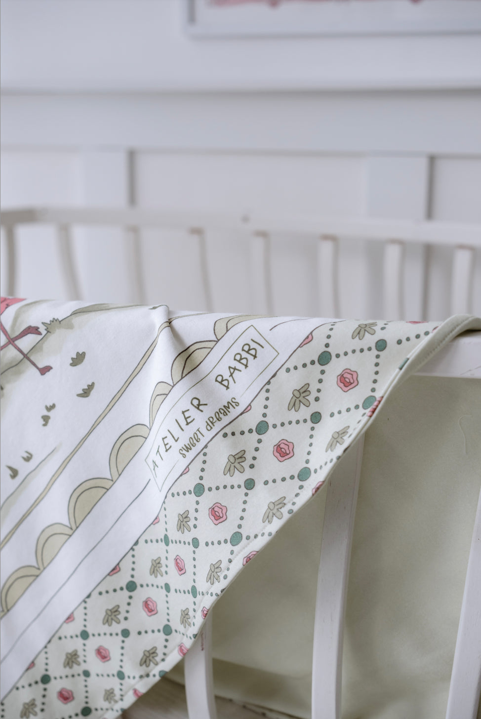 Double-Sided Baby Blanket - Spring