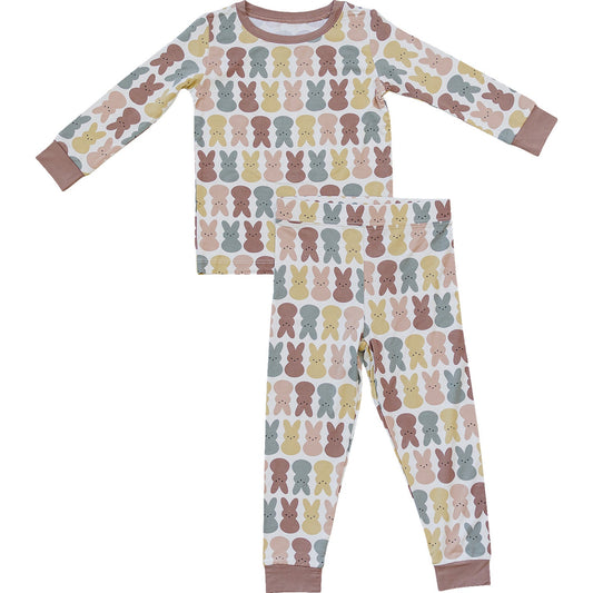 Dusty Rose Peep Bamboo Cozy Set