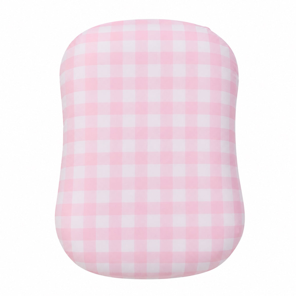 Light Pink Checkered Baby Lounger Cover