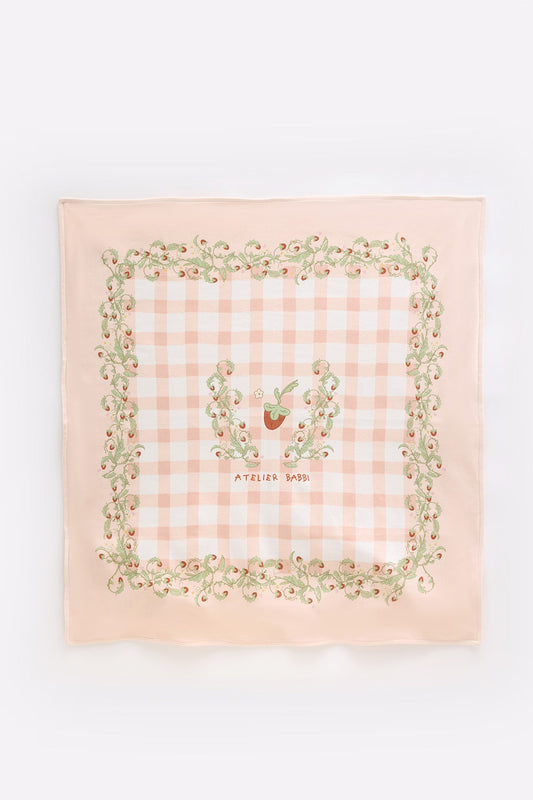 Double-Sided Baby Blanket - Strawberry