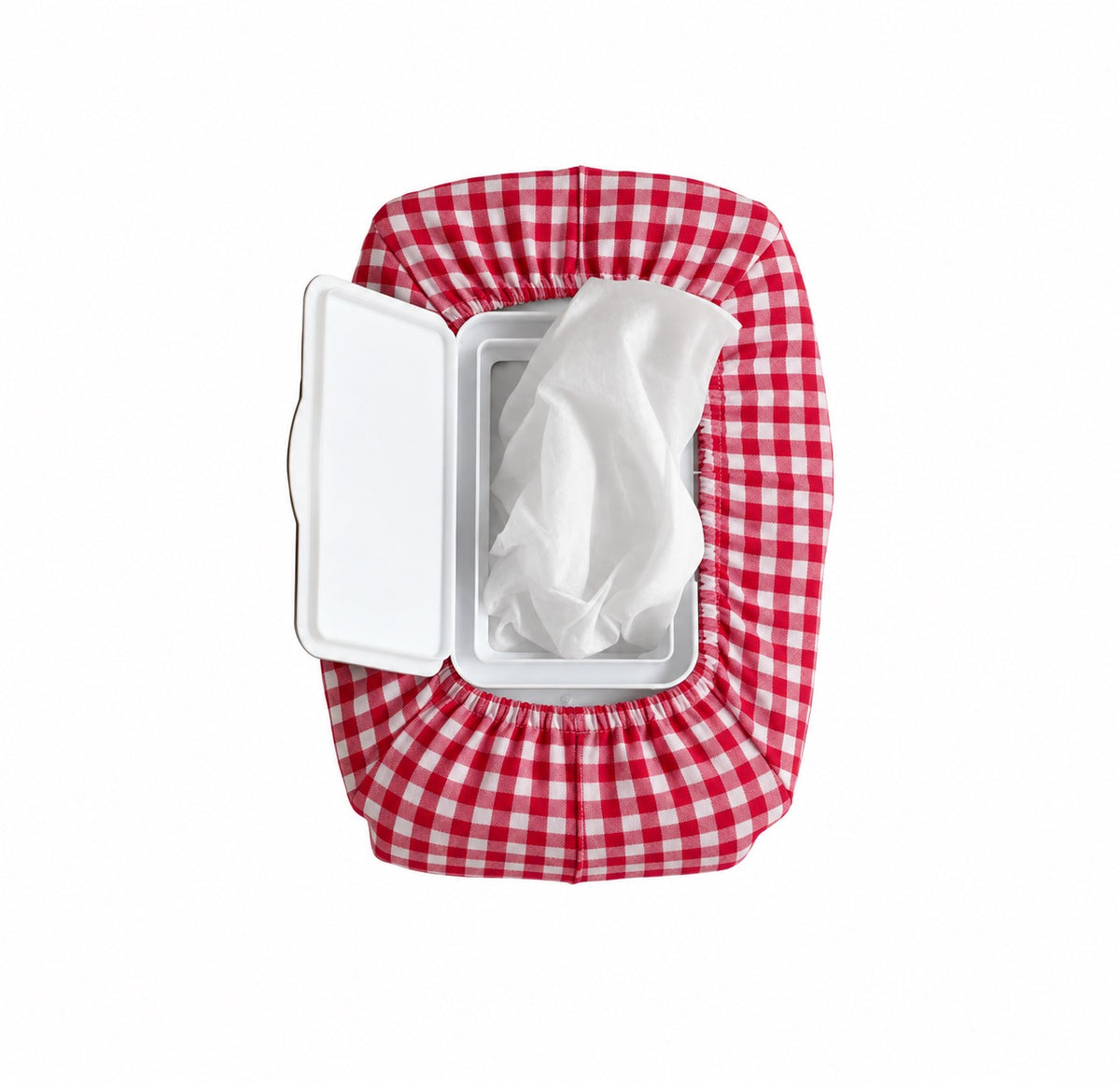 Gingham Wet Wipe Cover