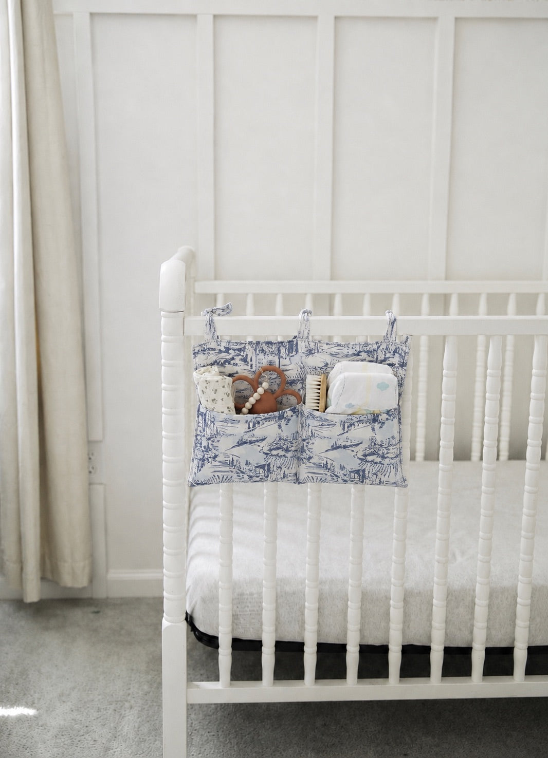 Crib Diaper Caddy Storage Organizer Nursery Room
