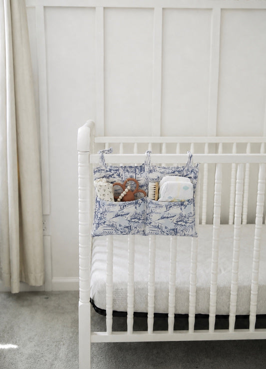 Crib Diaper Caddy Storage Organizer