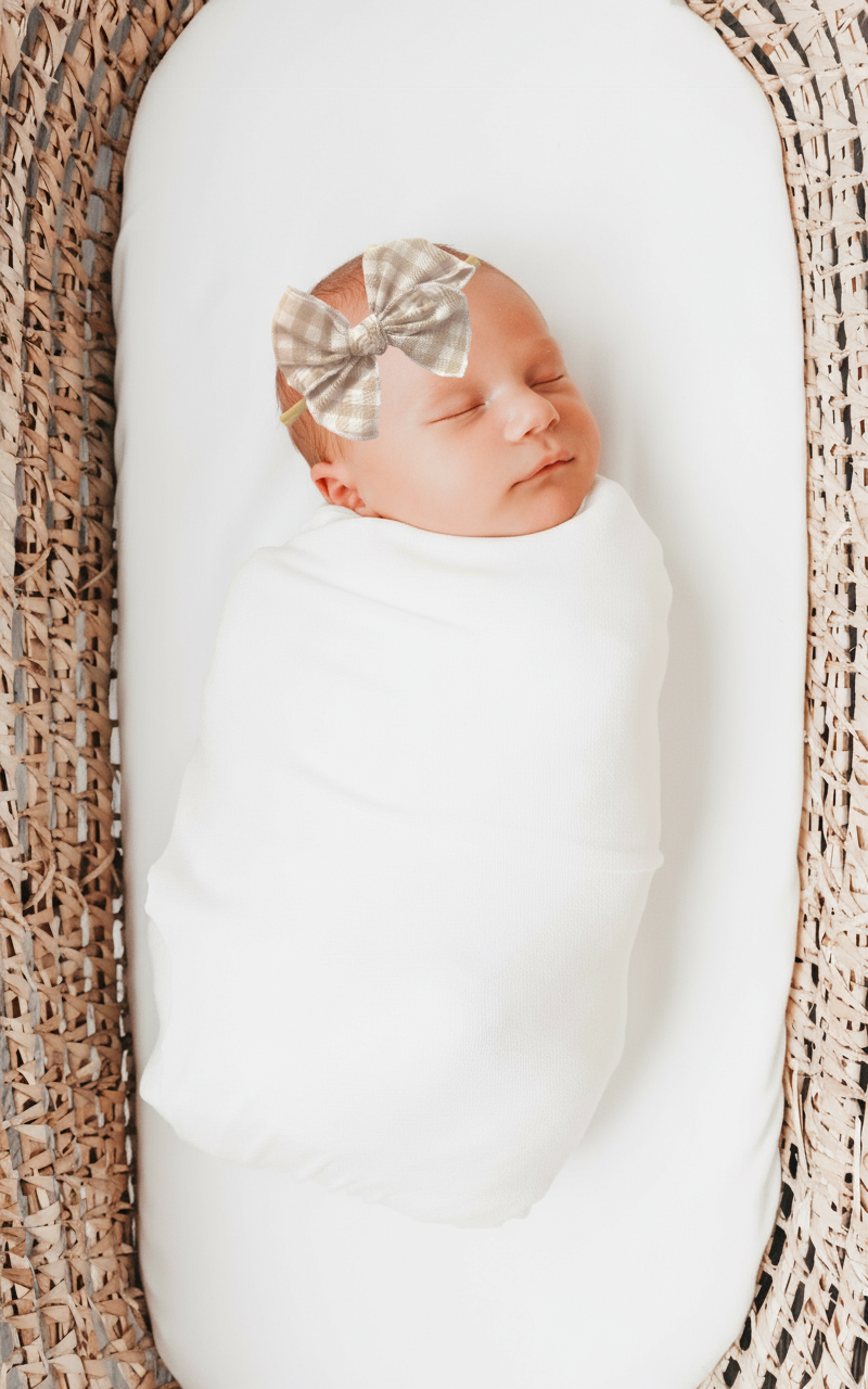 Sailor Bow Baby Girl Nylon Headband Bow Clips