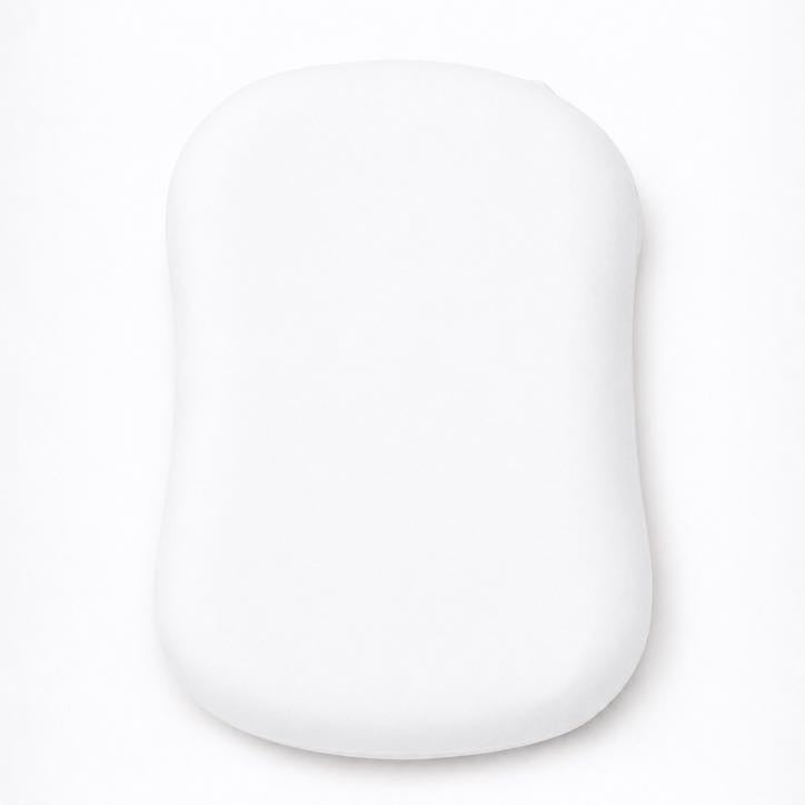White Ruffle Baby Lounger Cover