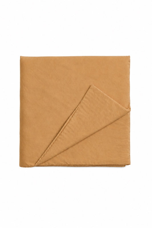 Brown Solid Crib Quilted Blanket