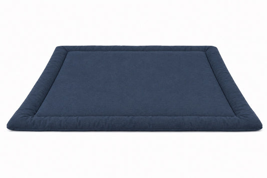 Dark Denim Padded Baby Play Mat