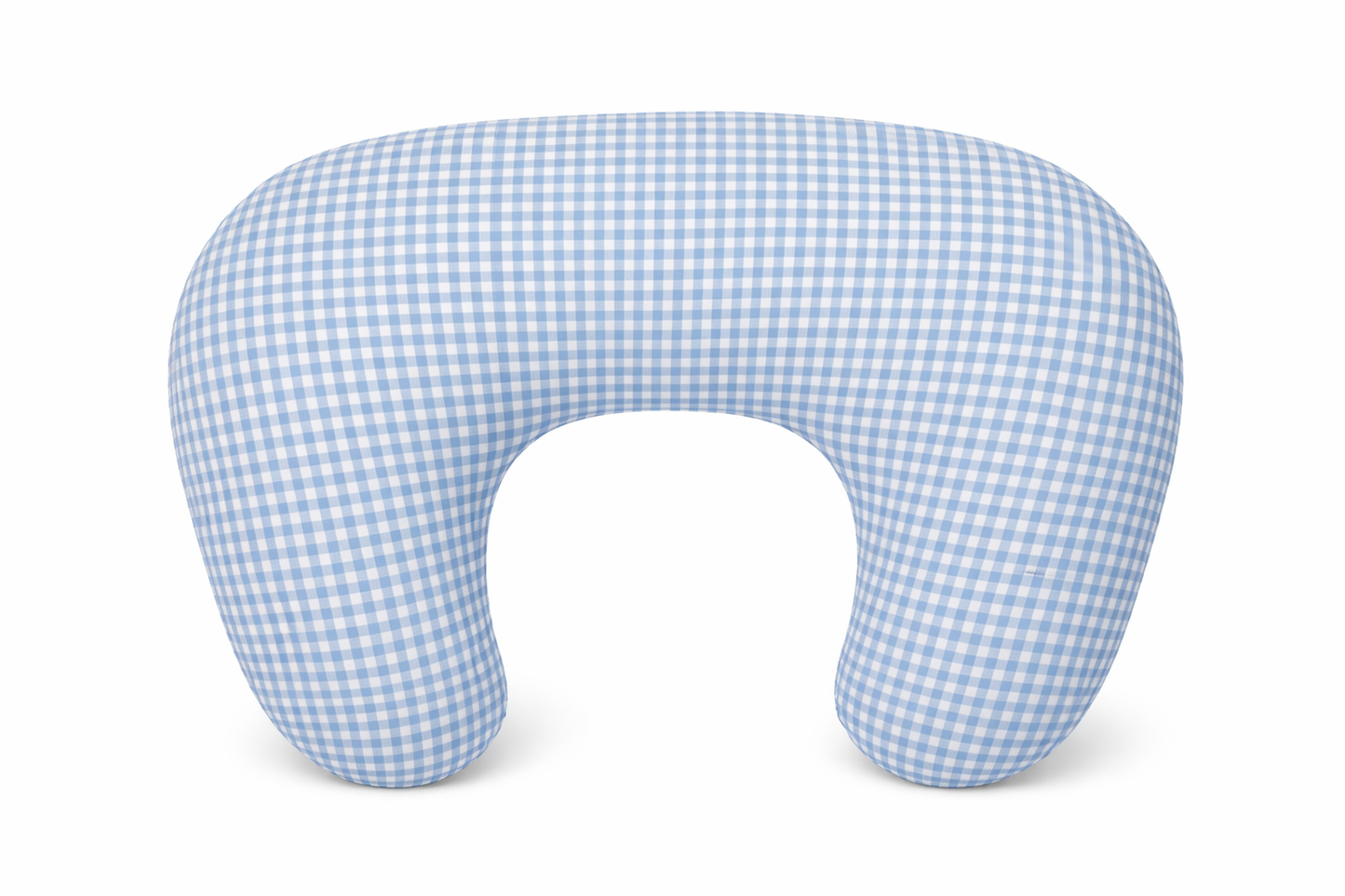 Blue Gingham New Nursing Pillow Cover