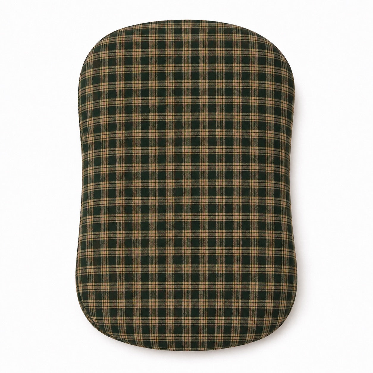 Green Plaid Baby Lounger Cover