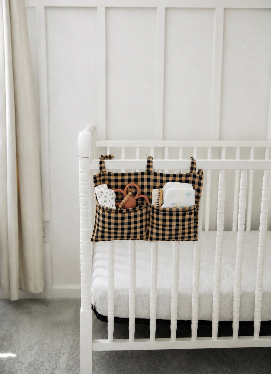 Crib Diaper Caddy Storage Organizer Nursery Room
