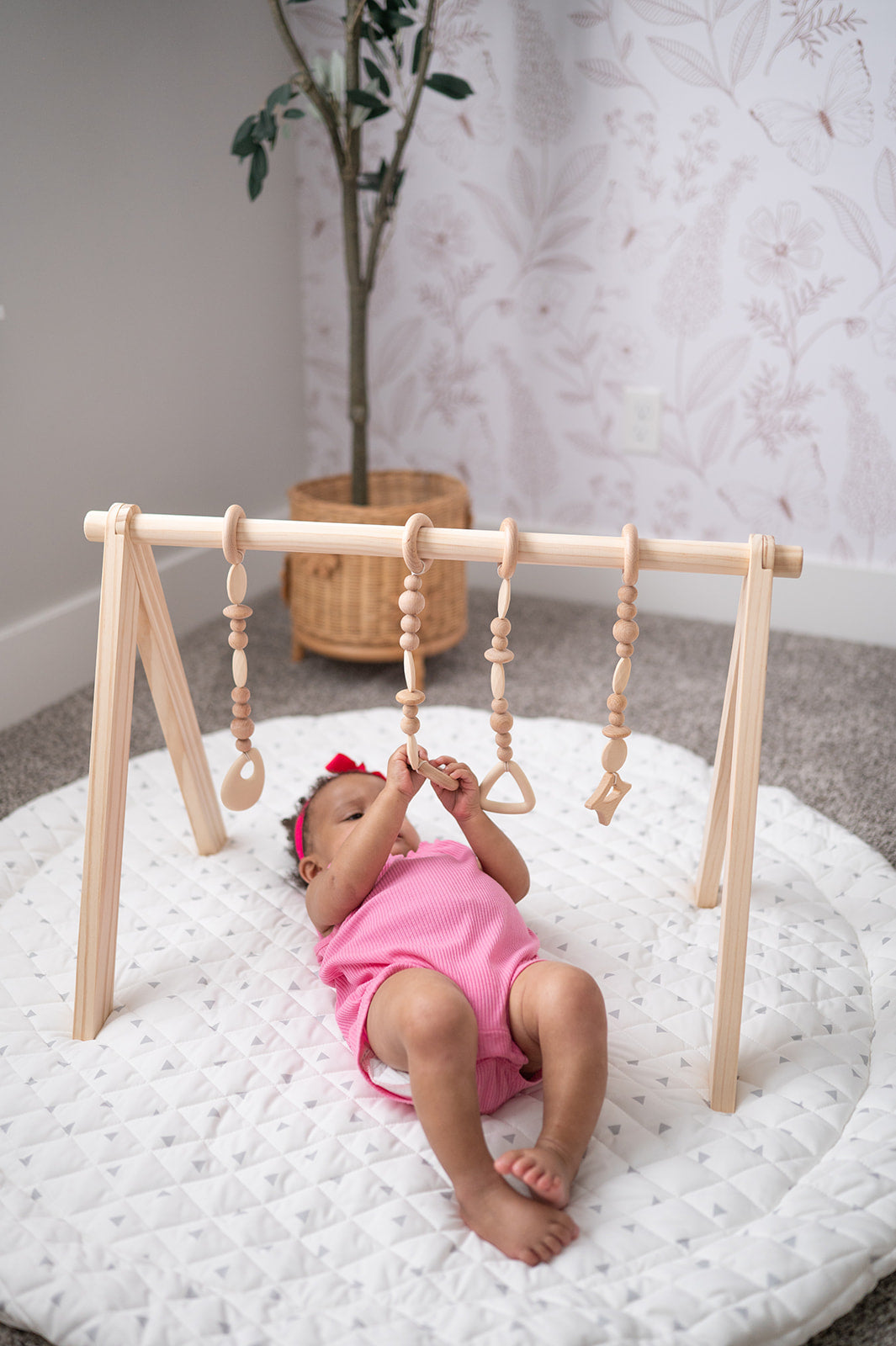 NEW! Wooden Baby Gym
