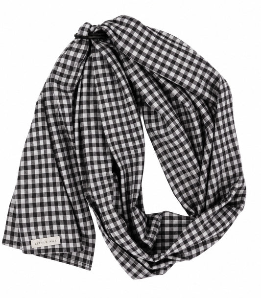 Black Gingham Ring Sling Carrier