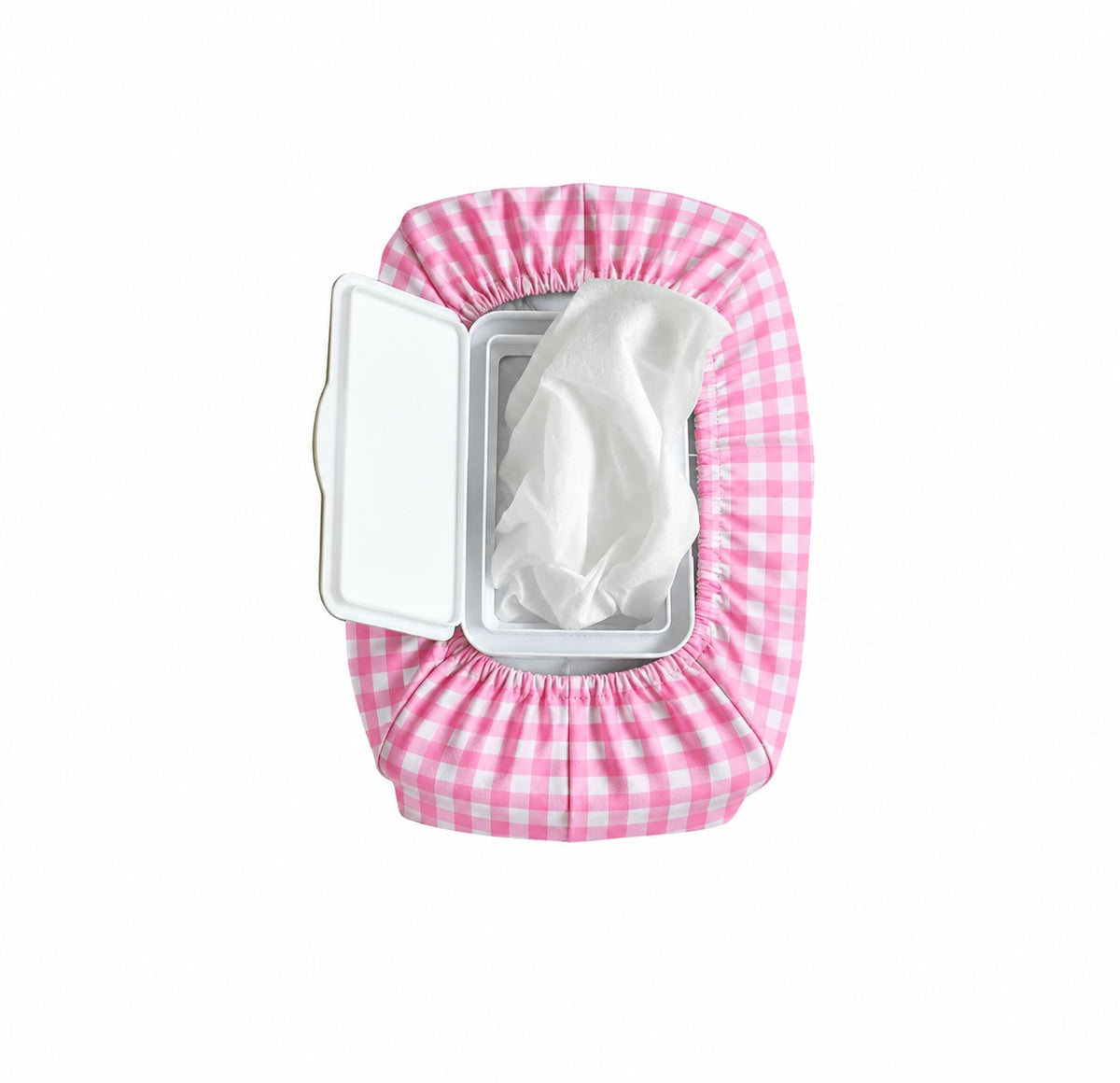 Gingham Wet Wipe Cover