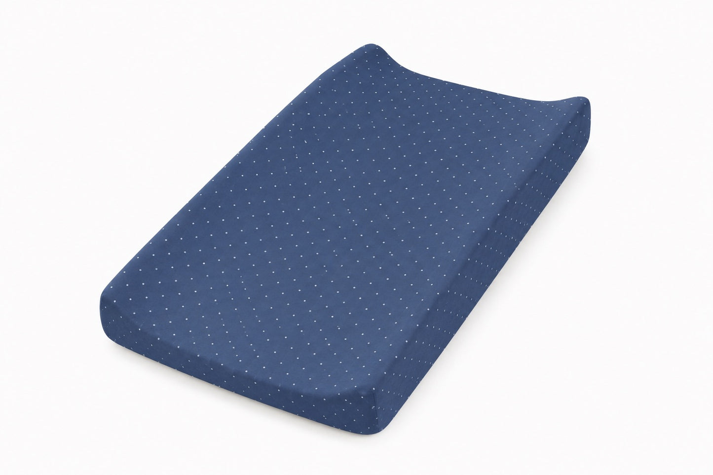 Denim Dot Changing Pad Cover