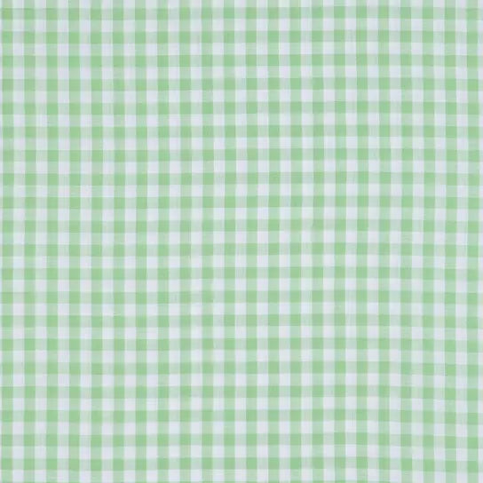 Meadow Green Gingham Crib Sheet