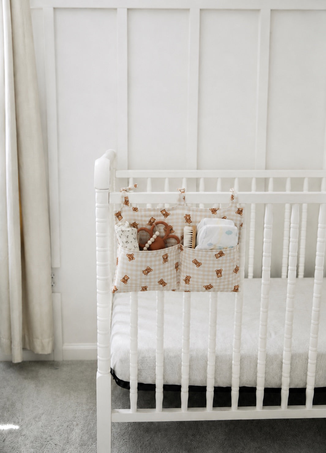 Crib Diaper Caddy Storage Organizer Nursery Room
