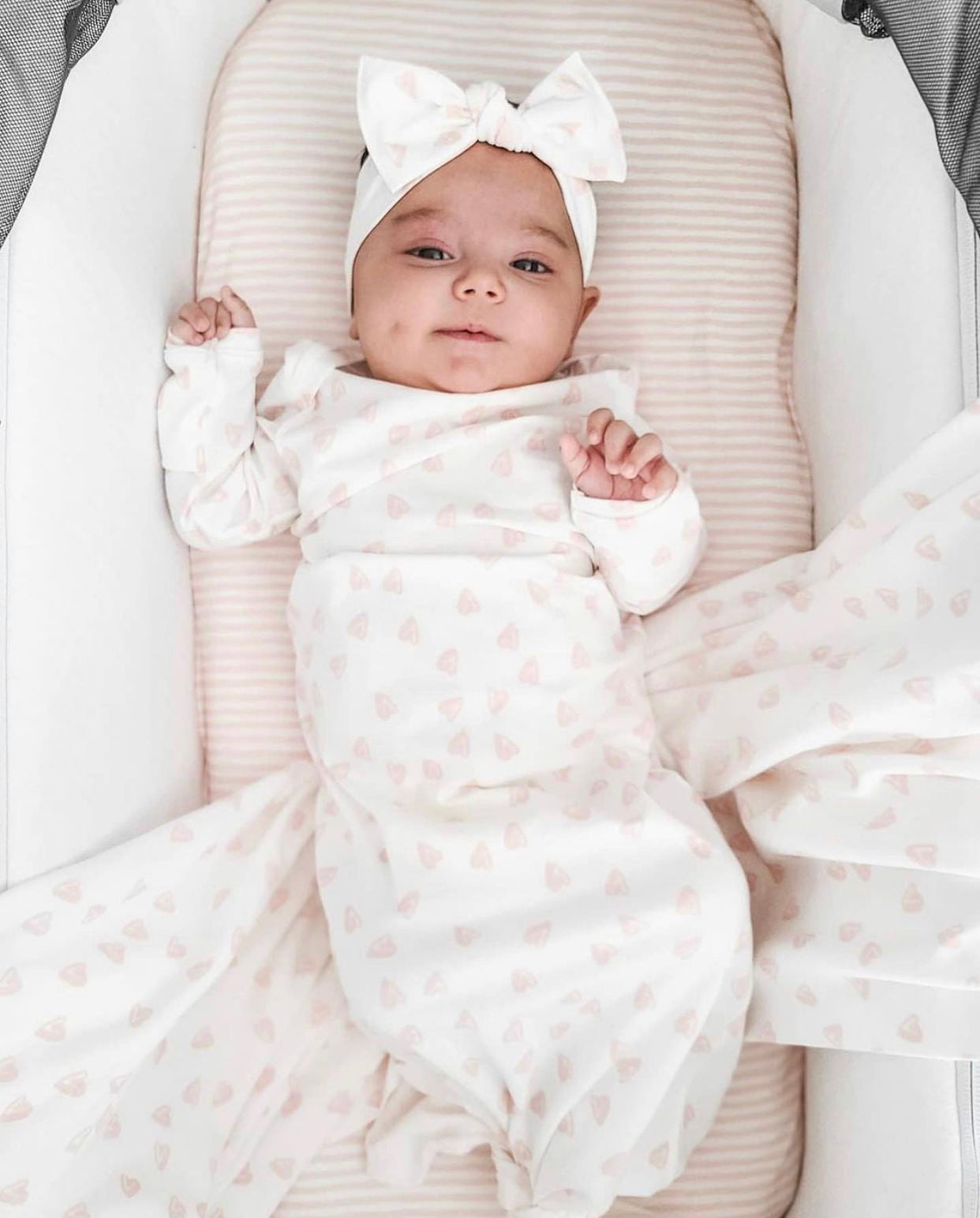 Forever Mine, Blush - Bamboo Newborn Nest